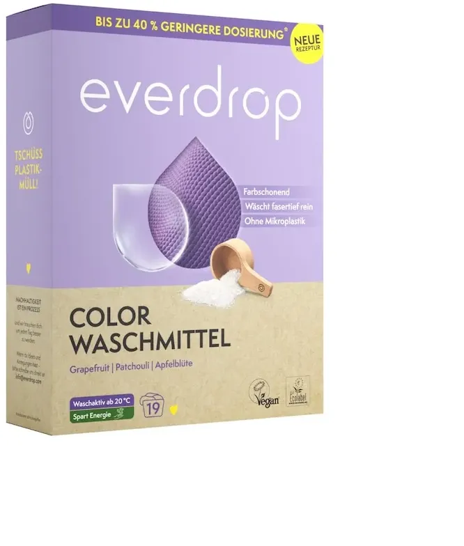 Everdrop Colorwaschmittel - Grapefruit, Patchouli&Apfelblüte Badzubehör 760 g