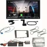 Kenwood DMX8021DABS Android Auto CarPlay Bluetooth Einbauset für Audi A3 8P 8PA