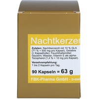 FBK-Pharma GmbH Nachtkerzenöl 500 mg Kapseln