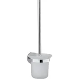 Evenes WC Bürstengarnitur Rumba mit Wandhalter, Messing verchromt - 93 954 92