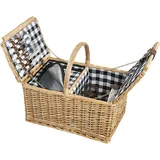 Picknick-Korb LUGANO hellbraun