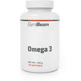 GymBeam Omega 3 Kapseln - 2000 mg pro Tagesdosis, Hochdosiert mit 18% EPA und 12% DHA, Omega-3-Fischöl-Tabletten angereichert mit Vitamin E, unterstützen Immunsystem (120 caps)