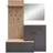 Stella Trading Fynn Kompaktgarderobe 148x199x38 grau