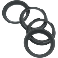 4X Zentrierringe 70,4 x 57,1 mm Dunkelgrau Felgen Ringe Made in Germany