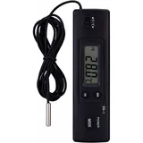 Digitales Lcd-temperaturmessgerät Mit Thermometer Und Feuchtigkeitsmessung, Kabelgebundener Sondensensor Für Kühlschrank, Aquarium Und Klimaanlage