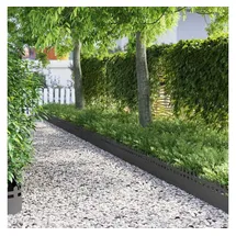 vidaXL Rasenkanten 103 x 0,05 x 22 cm 20 Stück Schwarz