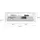 Möbel Boss Skylight Lowboard 201x58x46 cm Weiß Kunststoff