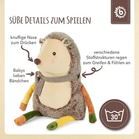 Bieco Plüschfigur Igel 30 cm Braun