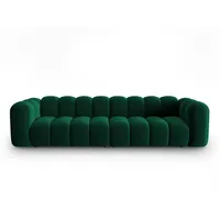 Micadoni Sofa Lupine, modular 4-Sitzer grün