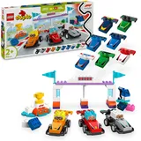 LEGO DUPLO - Team Rennautos mit Rennfahrern