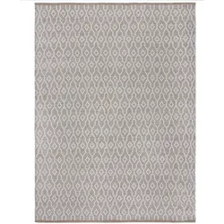 Teppich FLAIR RUGS "Dream", beige (natur), B:80cm H:3mm L:150cm, Baumwolle, Kunstfaser, Wolle, Teppiche, Globaler Teppich Dream aus Wollmischung
