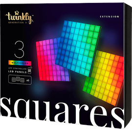 Twinkly Squares LED Panel Erweiterung, 3er-Set (TWQ064STW-03-BAD)