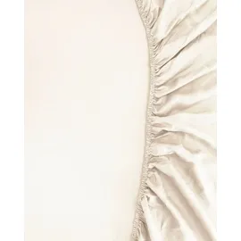 Kayori Spannbettlaken Mako-Satin 180 x 200 cm beige