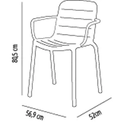 Resol GINA Sessel Indoor, Outdoor Set 2 Sand
