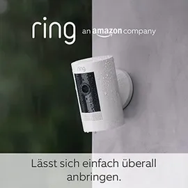 Ring Stick Up Cam Akku Weiß