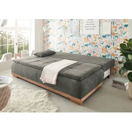 ed exciting design Schlafsofa Polyester 3-Sitzer Braun
