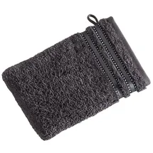 VOSSEN Cult de Luxe Waschhandschuh 16 x 22 cm graphit
