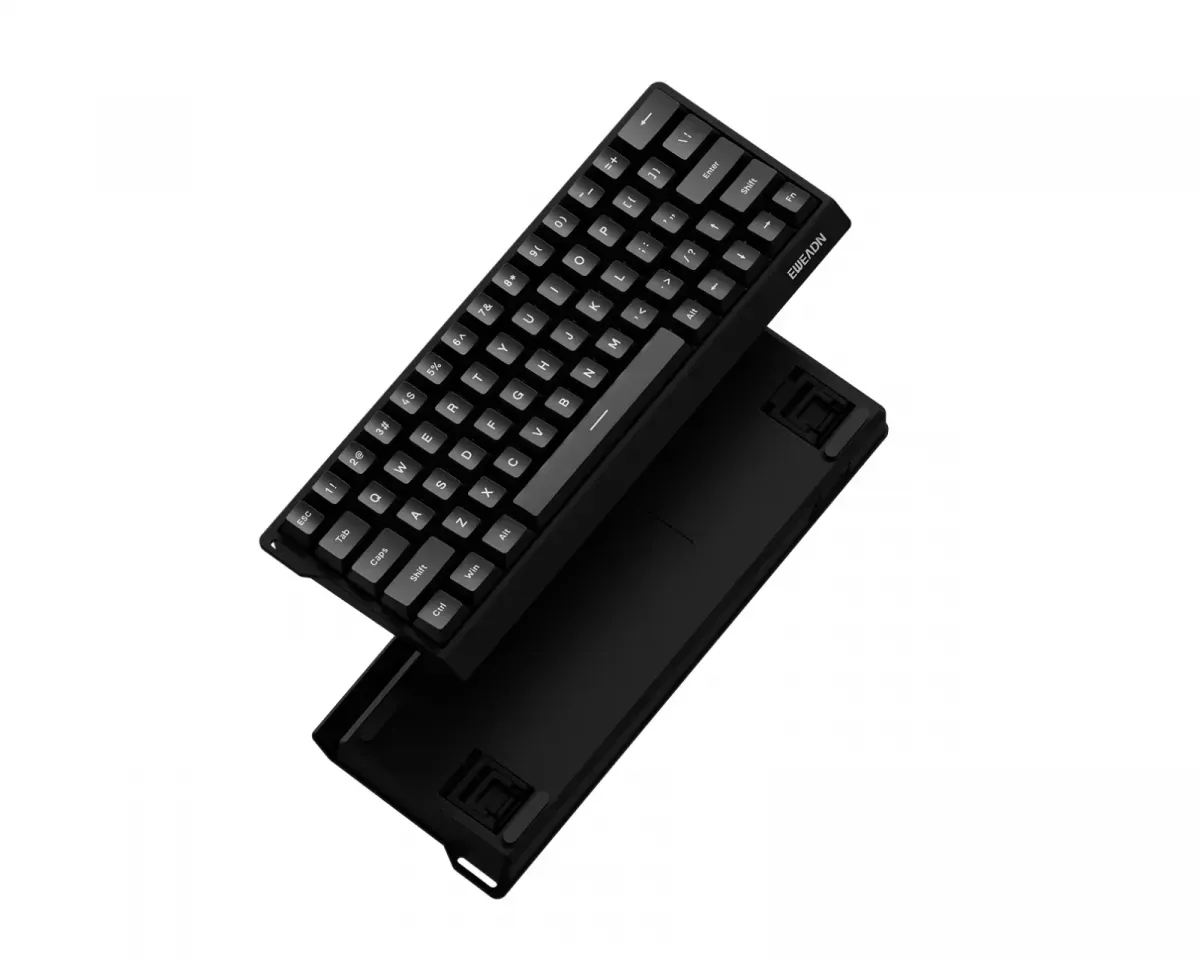 EWEADN DK63 Magnetic HE ANSI Tastatur [Gateron Wanci] - Schwarz