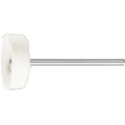PFERD Tuchring TR Flanell Ø 22x10mm Schaft-Ø 3 mm für Spiegelpolitur und Abglänzen mit Polierpaste