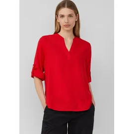 s.Oliver Leinenmix-Bluse mit Turn-up - rot - 36