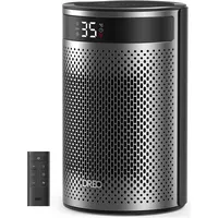 DREO Atom 416 Heizlüfter, Silber, Schwarz