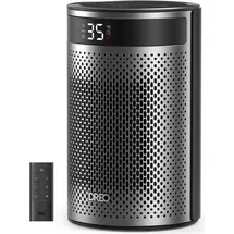 DREO Atom 416 Heizlüfter, Silber, Schwarz