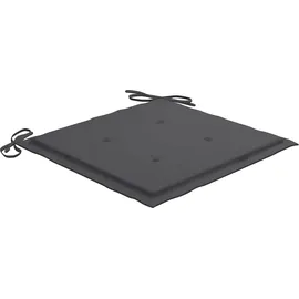vidaXL Stapelbare Gartenstühle mit Kissen 59,9 x 96,1 x 27,8 cm grau 8 St.