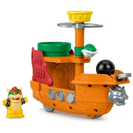 Fisher-Price My Mario Bowser-Luftschiff-Spielset mit Figur