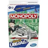 Hasbro Brettspiel F8256, Monopoly Kompakt, ab 8 Jahre, 2-4 Spieler