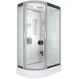 AcquaVapore Duschkabine Komplettdusche Fertigdusche Dusche D60-70M0L 120x80 cm ohne 2k Scheiben Versiegelung