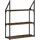 vidaXL Wandregal 3 Fächer 60 x 21 x 78,5 cm Braun