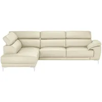 Max Schelling Ecksofa  Vita , creme , Maße (cm): B: 209 T: 293.0