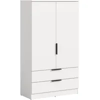 Möbel Boss Wäscheschrank Kopenhagen 80 x 140 x 37 cm Weiß