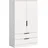 Möbel Boss Wäscheschrank Kopenhagen 80 x 140 x 37 cm Weiß