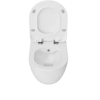 CREAVIT Spülrandlos Hänge Dusch Wc Taharet Bidet Taharat Intimdusche inkl. Duroplast Soft-Close Deckel FE322