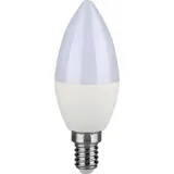 V-Tac LED Solution LED-Birne Kerze - Samsung - IP20 - Weiß - 4.5W - 470 Lumen - 3000K - 5 Jahre
