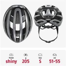 ABUS AirBreaker 2.0 S 51-55 cm graphite silver 2021