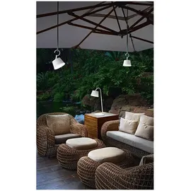 Fabas Luce LED Wandleuchte Akku 1x3W Metall 3742-50-101 IP54 schwarz