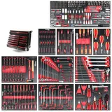 Mephisto Pro-Line Werkzeugwagen gefüllt 12 Einlagen