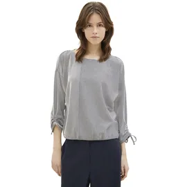Tom Tailor Structured Stripe 3/4-arm T-Shirt Small Navy White Stripe M