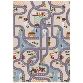 Snapstyle Snapstyle, Kinder Spiel Straßenteppich Beige 200x300cm