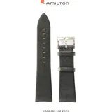 Hamilton Leder Jazzmaster Band-set Leder-schwarz-22/18 H690.387.102 - schwarz