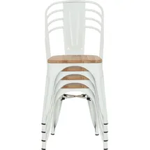 HJH Office Vantaggio Comfort W echtholz dunkel/metallic weiß