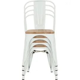 HJH Office Vantaggio Comfort W echtholz dunkel/metallic weiß