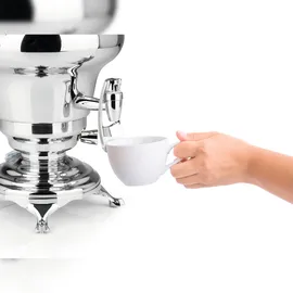 BEEM Samowar ODESSA 3l 1800W Edelstahl mit Dispenser - Silber