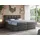 MKS Boxspringbett ALVIN KING 160/200 Dunkelgrau Kunstleder - H3