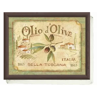 Creative Tops - Geschenk-Tablett de mit integriertem Kissen, Design mit Olio d'Oliva Titel - Beige