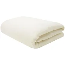 ZOLLNER Kuscheldecke 220 x 240 cm Weiß