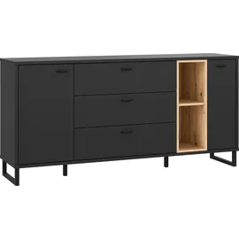 Forte Sideboard, Breite ca. 174 cm, schwarz