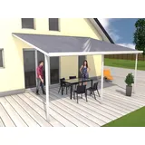 Gutta Terrassenüberdachung 546 x 406 cm weiß Typ F